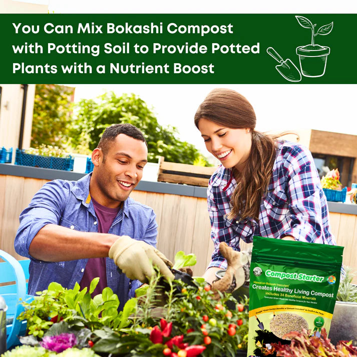 Hawaiian Bokashi Compost Starter with 34 Naturally Occurring Minerals