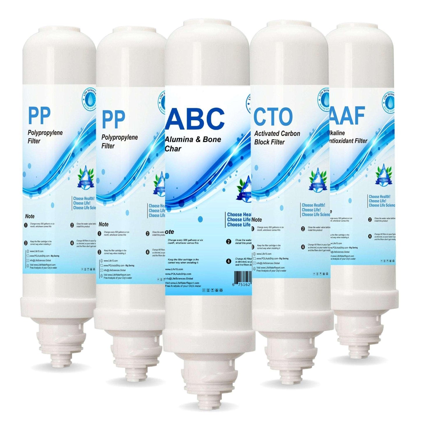 Alkaline Bio Energy 5 Replacement Filter bundle