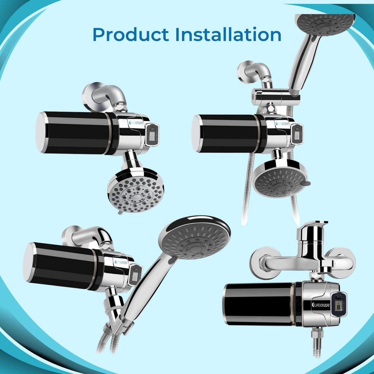 Life Shower Double Filtration Filter without Shower Head
