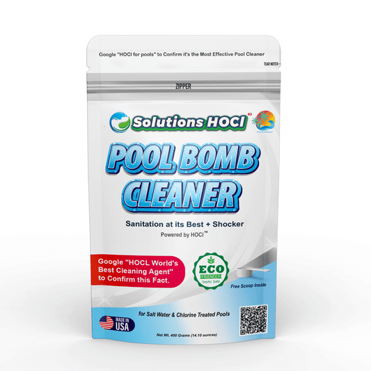 SolutionHOCl Pool Bomb - 400 Grams Pack treats 20,000 gallons