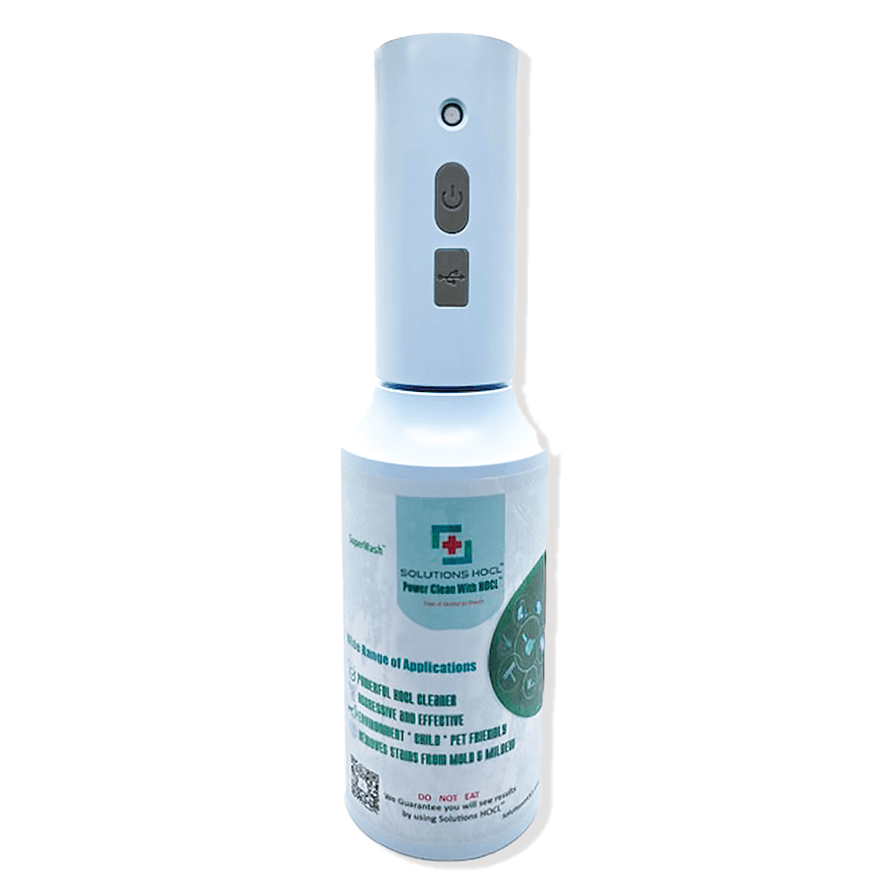 HOCL Cleaner with Rechargeable Atomizer Sprayer for Home/Office/Auto Kit