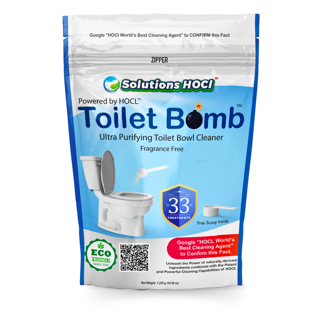 Toilet Bomb™ Powerful HOCL Toilet Bowl Cleaner Fragrance-Free