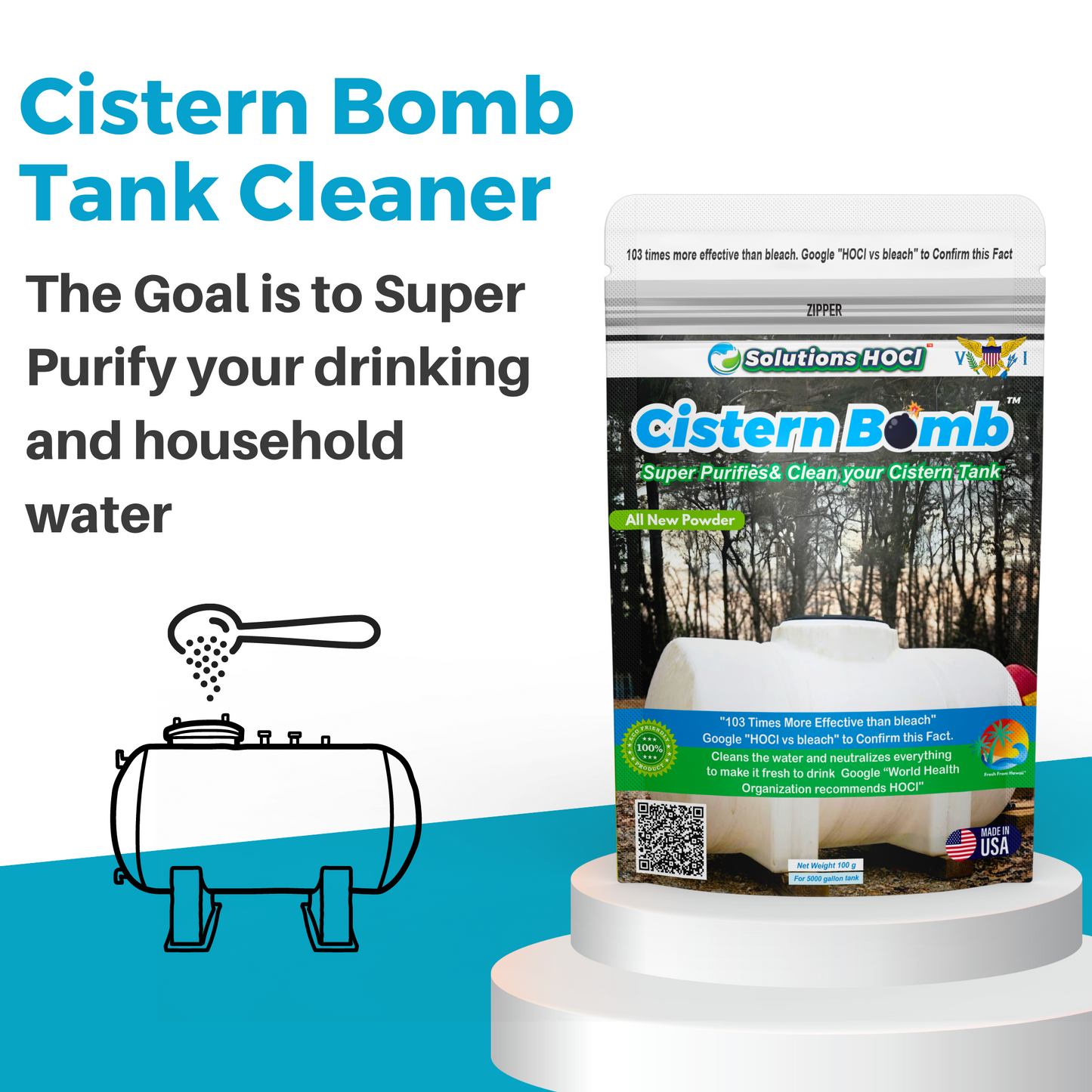 Cistern Tank Cleaner - 100 Grams