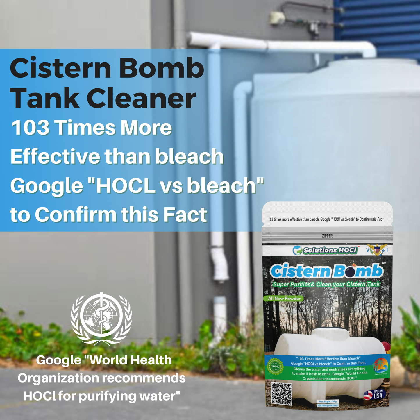 Cistern Tank Cleaner - 100 Grams