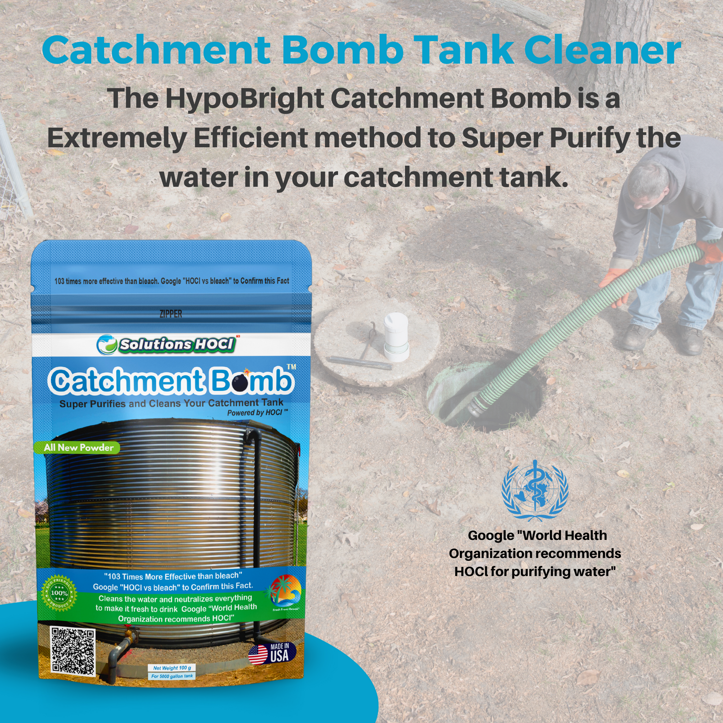 Solutions Hocl Catchment bomb