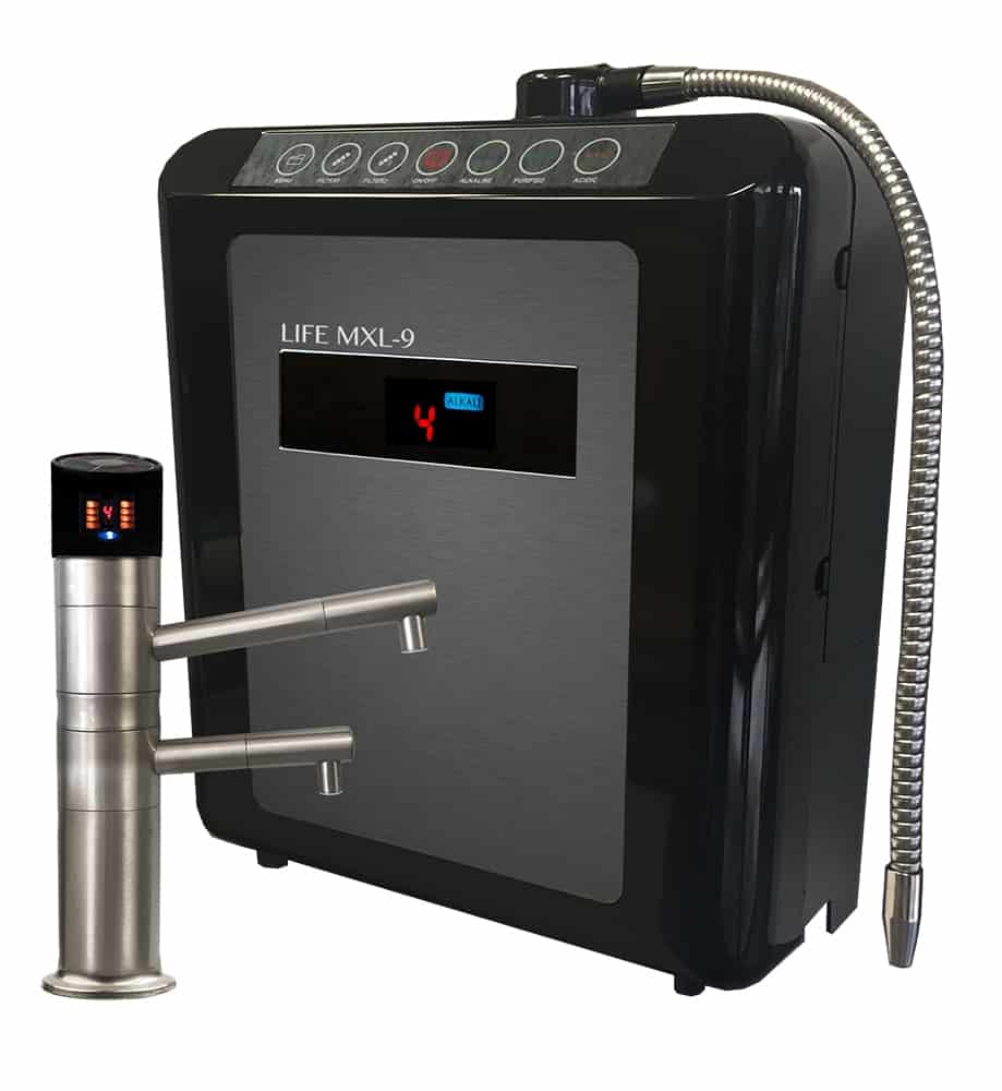 LIFE IONIZER MXL-9™ UNDER-COUNTER ALKALINE WATER IONIZER HYDROGEN MACHINE